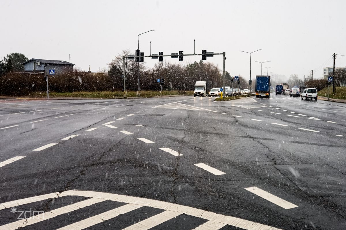 Zimowe działania na drogach