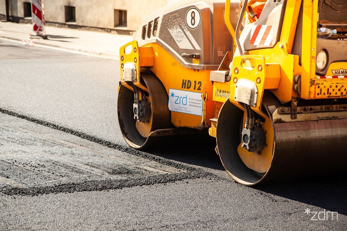 Prace drogowe na poznańskich ulicach