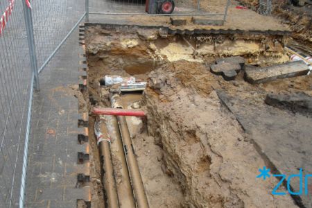 Budowa przyłączy cieplnych na ulicach Calliera i Działyńskich