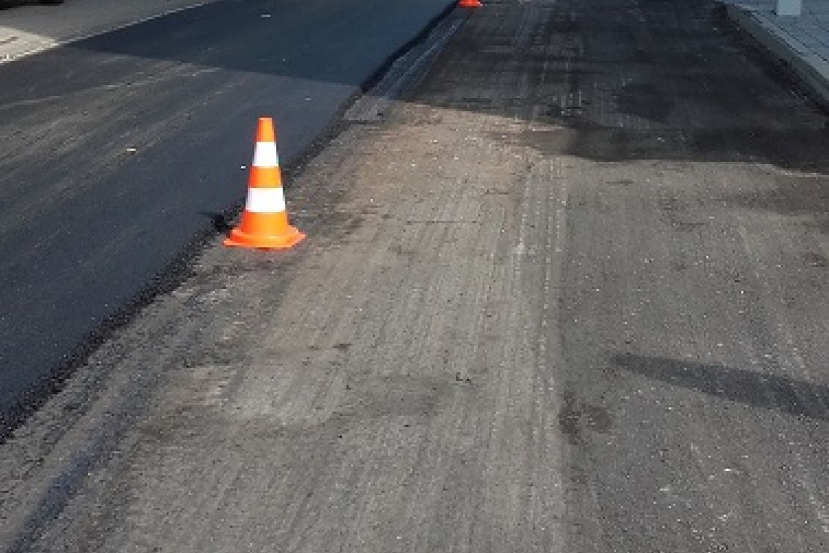 Nowa nawierzchnia na ulicy Dąbrowskiego