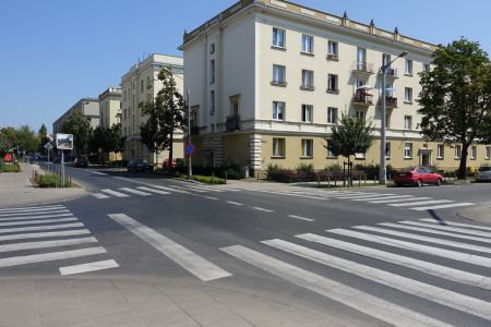 Skrzyżowanie Kasprzaka i Chociszewskiego z sygnalizacją