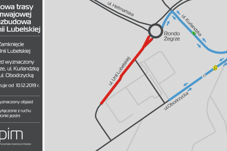 Ul. Unii Lubelskiej: zmiana organizacji ruchu