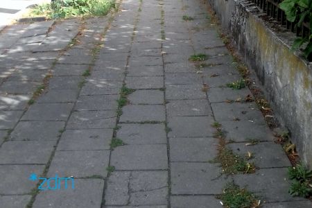 Remont chodnika z wpływów ze strefy płatnego parkowania