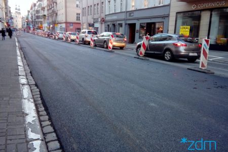 Remont nawierzchni jezdni na ulicy Garbary