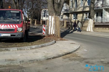 Trwają prace przy przebudowie skrzyżowania ul. Karpiej i Dworskiej