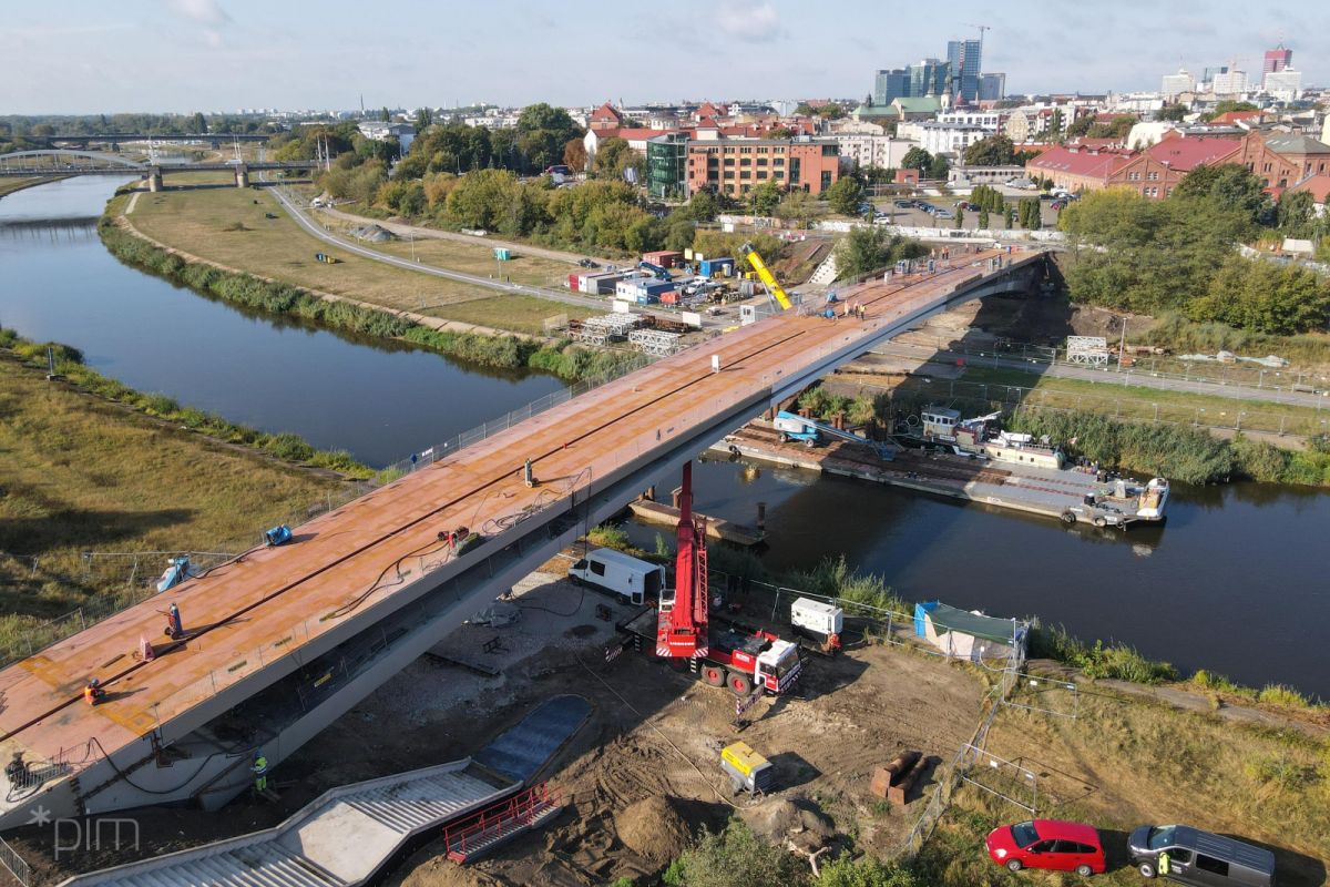 Podpory tymczasowe znikają z nurtu Warty