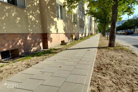 Wyremontowaliśmy chodnik na ulicy Chlebowej