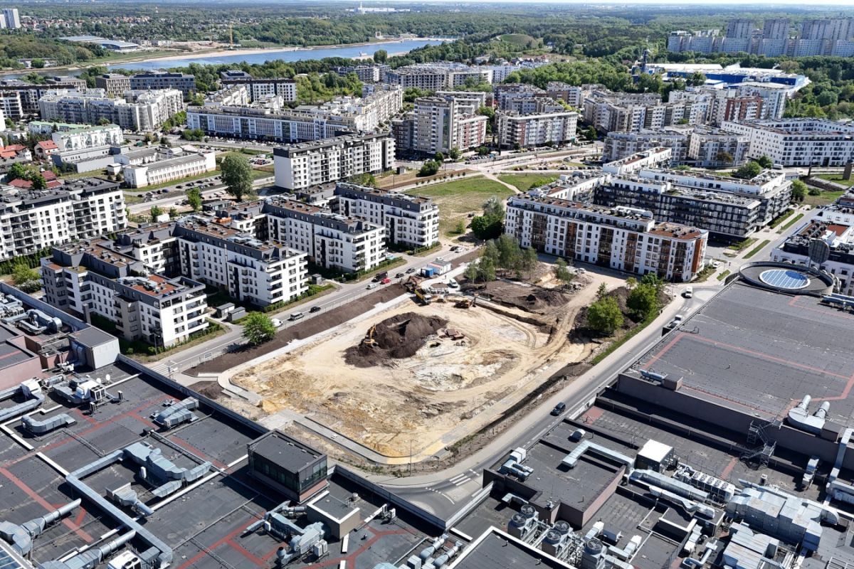 Między ulicami Niemena i Sobczaka powstaje zbiornik retencyjny