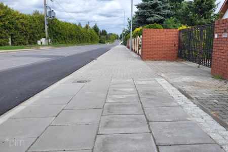 Nowy chodnik na Szczepankowie