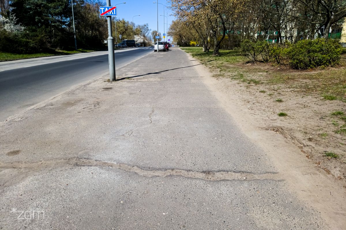 Wyremontujemy chodnik na ulicy Wiatracznej
