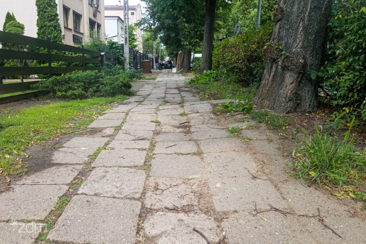 Przebudowujemy chodnik na Grunwaldzie
