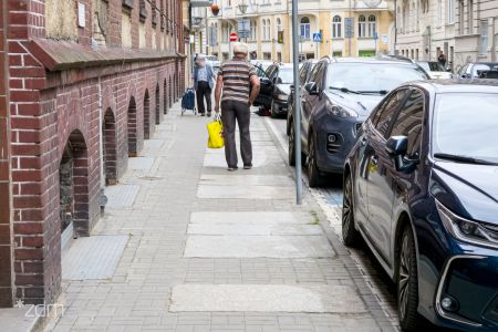 Chodnik na ulicy Łąkowej będzie wyremontowany. fot. Bartosz Jankowski / ZDM