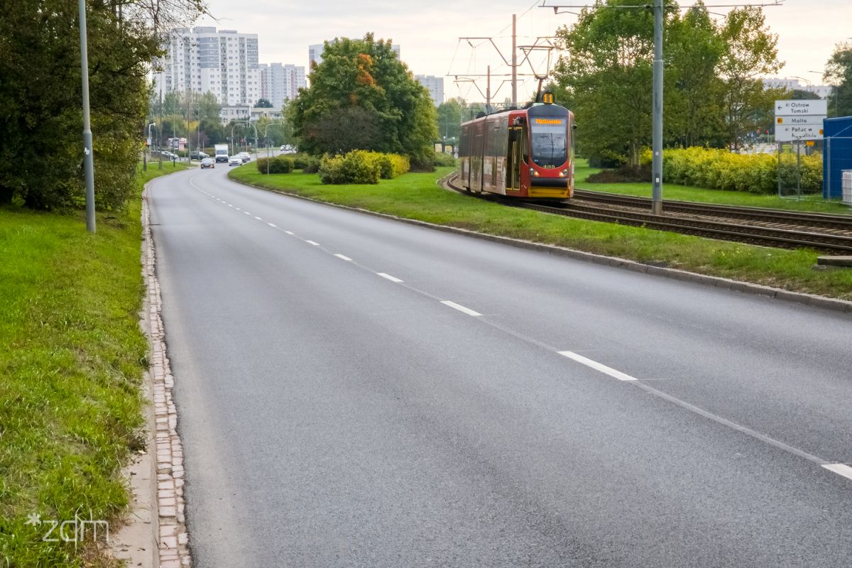 Ulica Hetmańska z nową nawierzchnią 