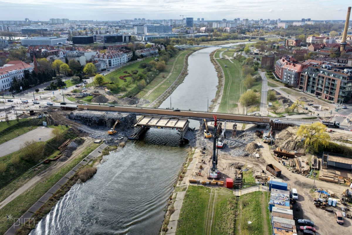 Wyłączenie z ruchu ul. Wieżowej i rozbiórka mostu