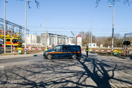 Awaryjne zamknięcie przejazdu kolejowego w ciągu ul. Krańcowej