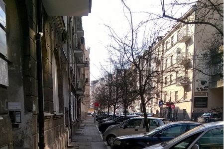 Remont chodnika na ulicy Prusa