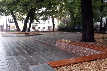 Zmiany na skwerze na ul. Dąbrowskiego