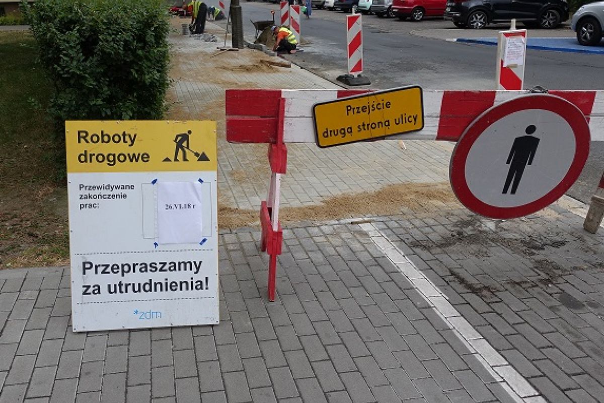 Wyremontujemy chodnik na ulicy Łabędziej