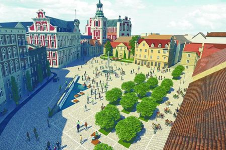 Prace na placu Kolegiackim nabierają tempa