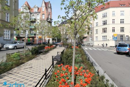 Poznańskie ulice w wiosennej szacie
