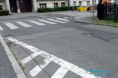 Remont nawierzchni na ul. Asnyka