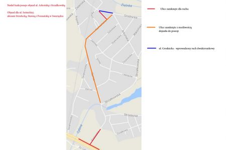 Przebudowa dróg na Zielińcu. Zmiany w organizacji ruchu