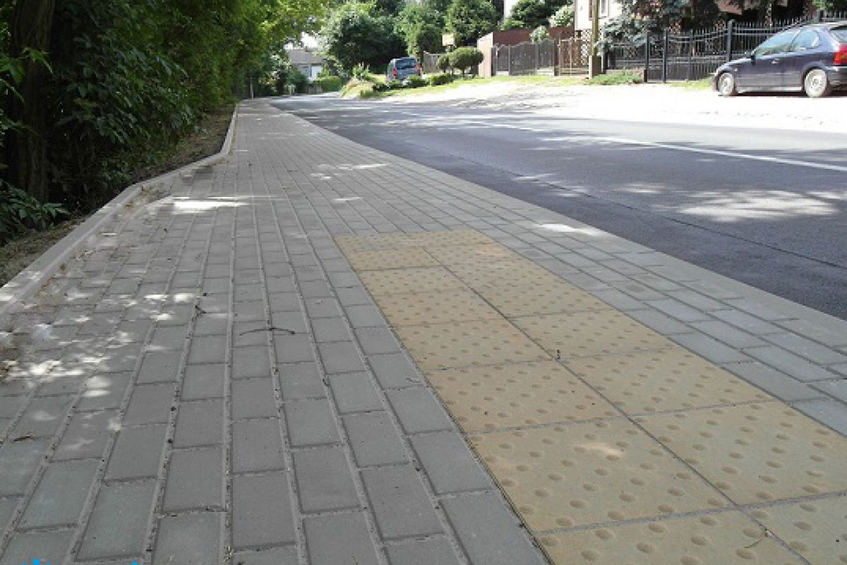 Kierskie chodniki wygodne i bezpieczne