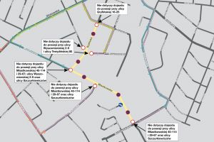 [AKTUALIZACJA] Wyłączenie z ruchu odcinków ul. Wyszomierskiej i Gryfińskiej