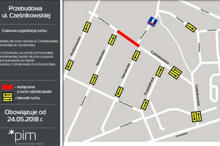 Zmiany w czasowej organizacji ruchu w obrębie ul. Cześnikowskiej