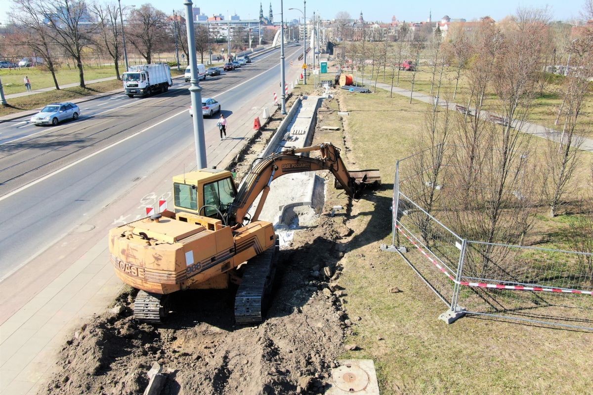 Budowa drogi rowerowej i chodnika na ul. Kórnickiej