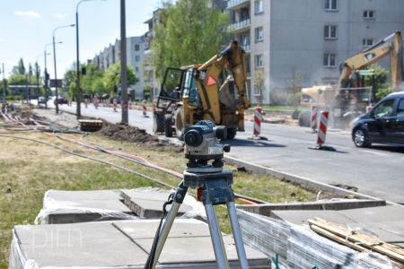 Trwa budowa drogi rowerowej wzdłuż ul. Dolna Wilda