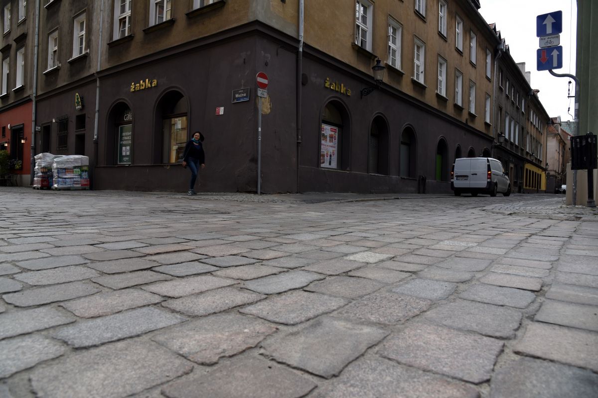  Odnowiona kostka na Wodnej i Ślusarskiej