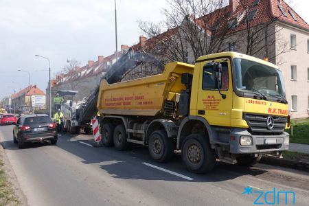 Wtorkowe prace drogowe