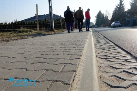 Nowy chodnik na ul. Widłakowej