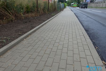 Remont chodnika na ulicy Koszalińskiej
