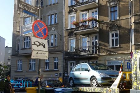 Zakaz parkowania w związku z Sylwestrem na Łazarzu