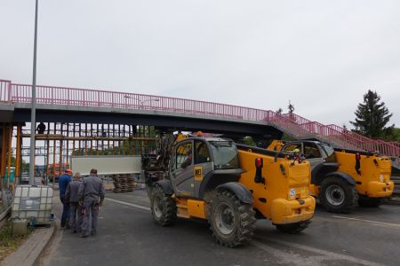 Prace na kładce Wilczak również w weekend