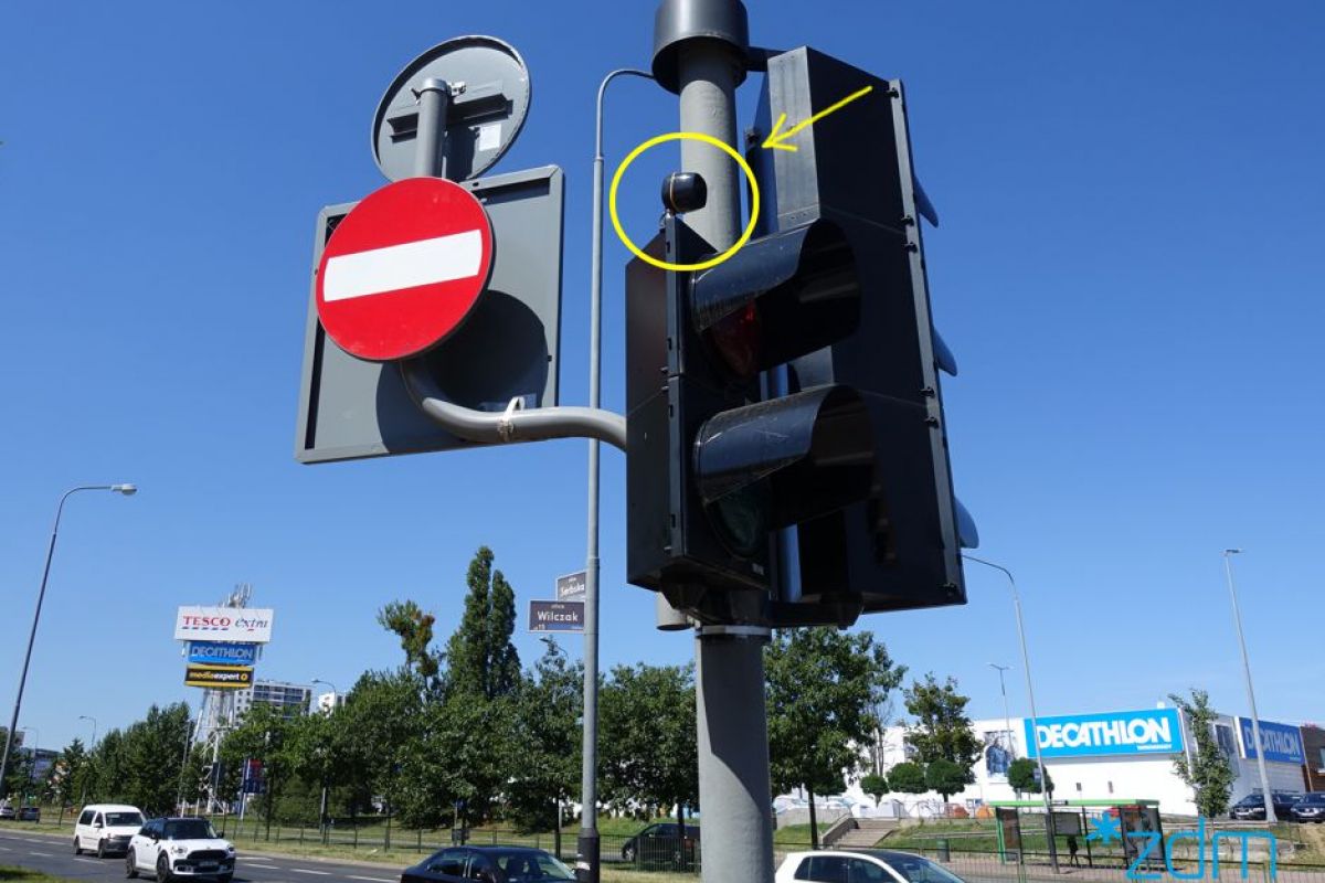 Sygnalizacja akustyczna na skrzyżowaniu ulic Serbskiej i Wilczak
