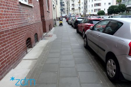 Nowy chodnik na ul. Różanej