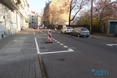 Jeden kierunek na ul. Łąkowej 