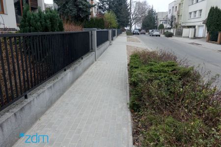 Chodnik na ul. Sołtysiej po remoncie