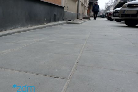 Chodnik na ul. Kosińskiego po remoncie