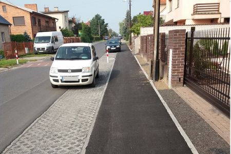 Zakończenie remontu chodnika na ulicy Lubowskiej
