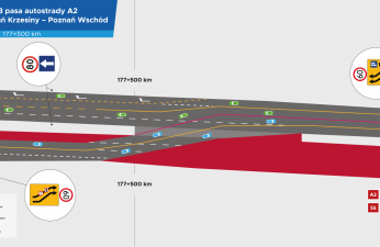 Zmiany na remontowanym odcinku autostrady