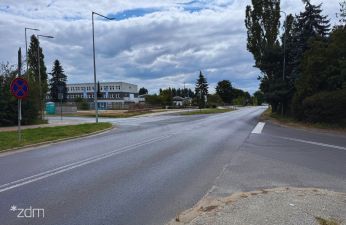 Na tym skrzyżowaniu powstanie rondo. fot. Bartosz Szczepaniak / ZDM