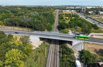 Wiadukt w ciągu ul. Golęcińskiej - w tle wiadukt w ciągu ul. Lutyckiej. fot. PIM