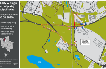 Schemat zmiany organizacji ruchu