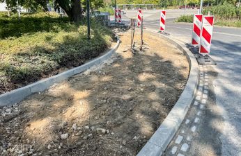 Fragment chodnika na ul. Wyzwolenia. fot. Bartosz Szczepaniak