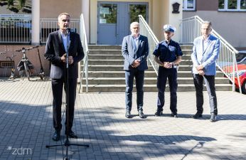 Na początku każdego roku szkolnego przypominamy o bezpieczeństwie i przywiązujemy do niego dużą wagę, szczególnie w okolicach placówek oświatowych. fot. Bartosz Jankowski / ZDM