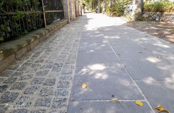 Nowy chodnik na Ściegiennego. fot. Bartosz Jankowski / ZDM